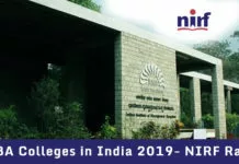 Top MBA Colleges in India 2019- NIRF Ranking